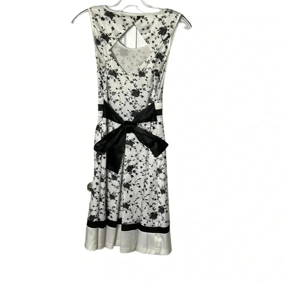 50’s,Satin look,why women kill,dress,cut out,Shiny,bow wrap,sleeveless,retro - Picture 8 of 16